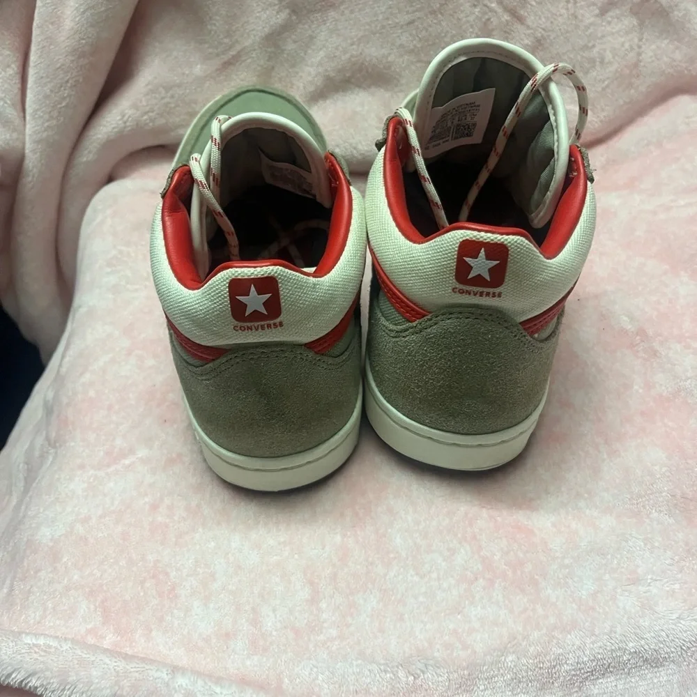 Converse Gray and‎ Red Men's Sneakers